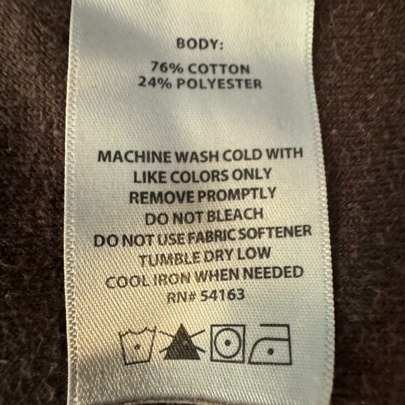 Women's Calvin Klein Brown Velour Zip Jacket - Size XL - Picture 8 of 8